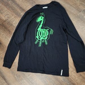Boys fortnite long sleeve shirt (XXL18)